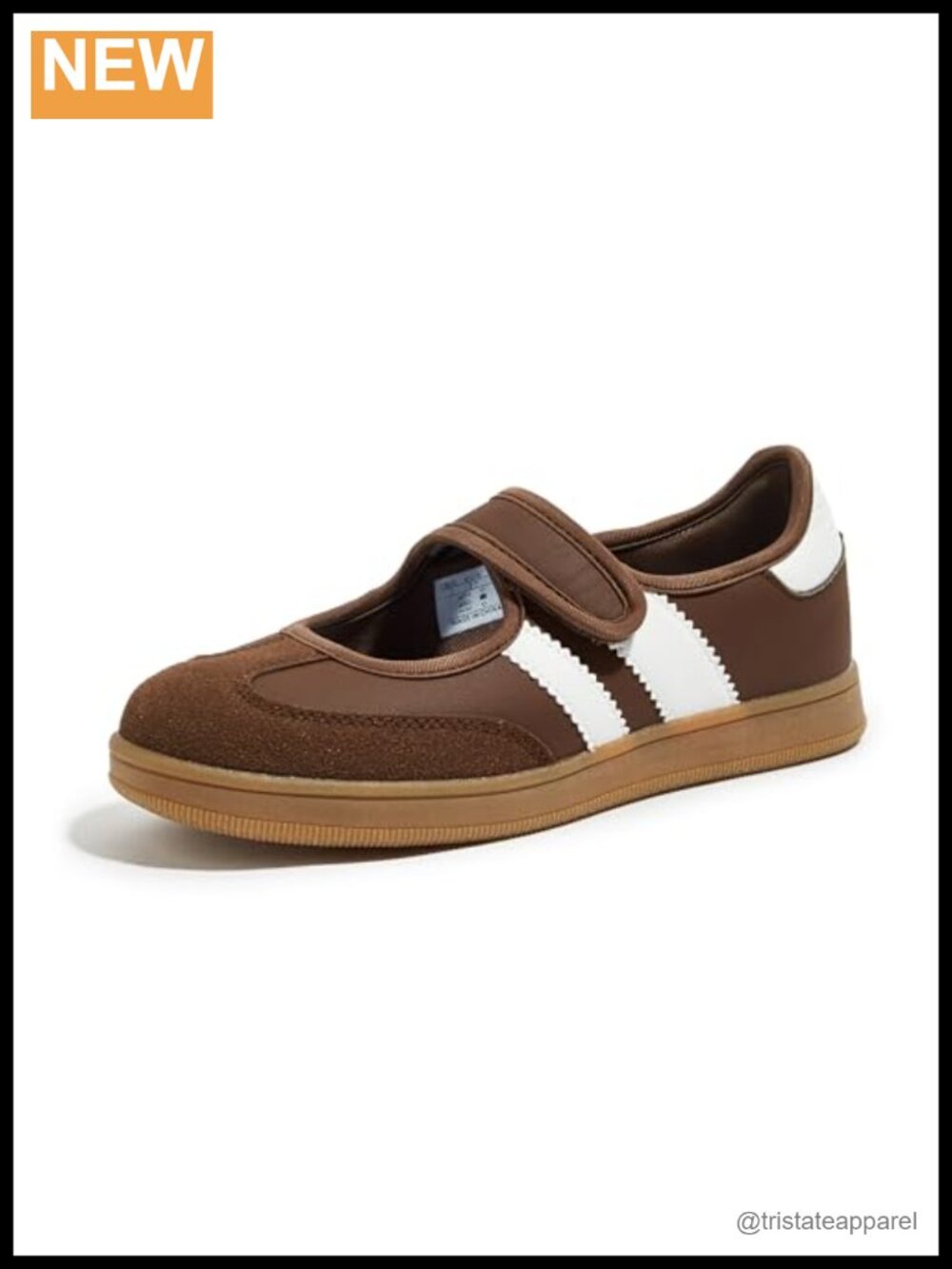 Classic Retro Sneakers - Slip on Thin Sole Loafers with Hook-and-Loop Closure